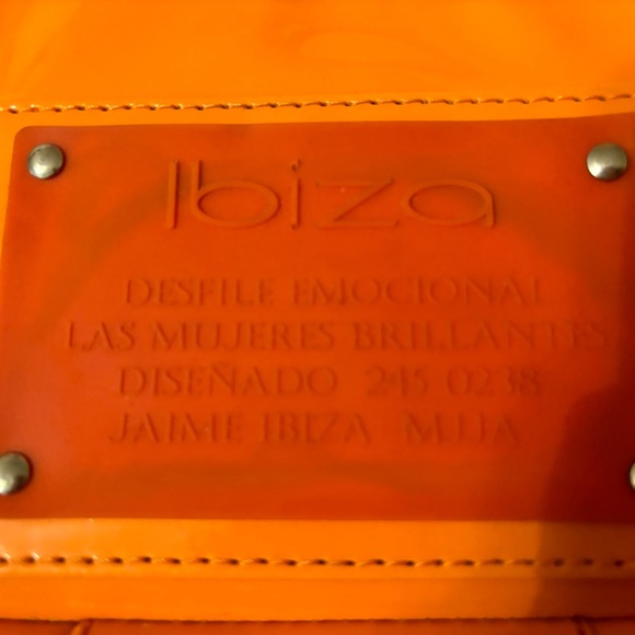 Jaime Ibiza orange shoulder bag. - Picture 12 of 14